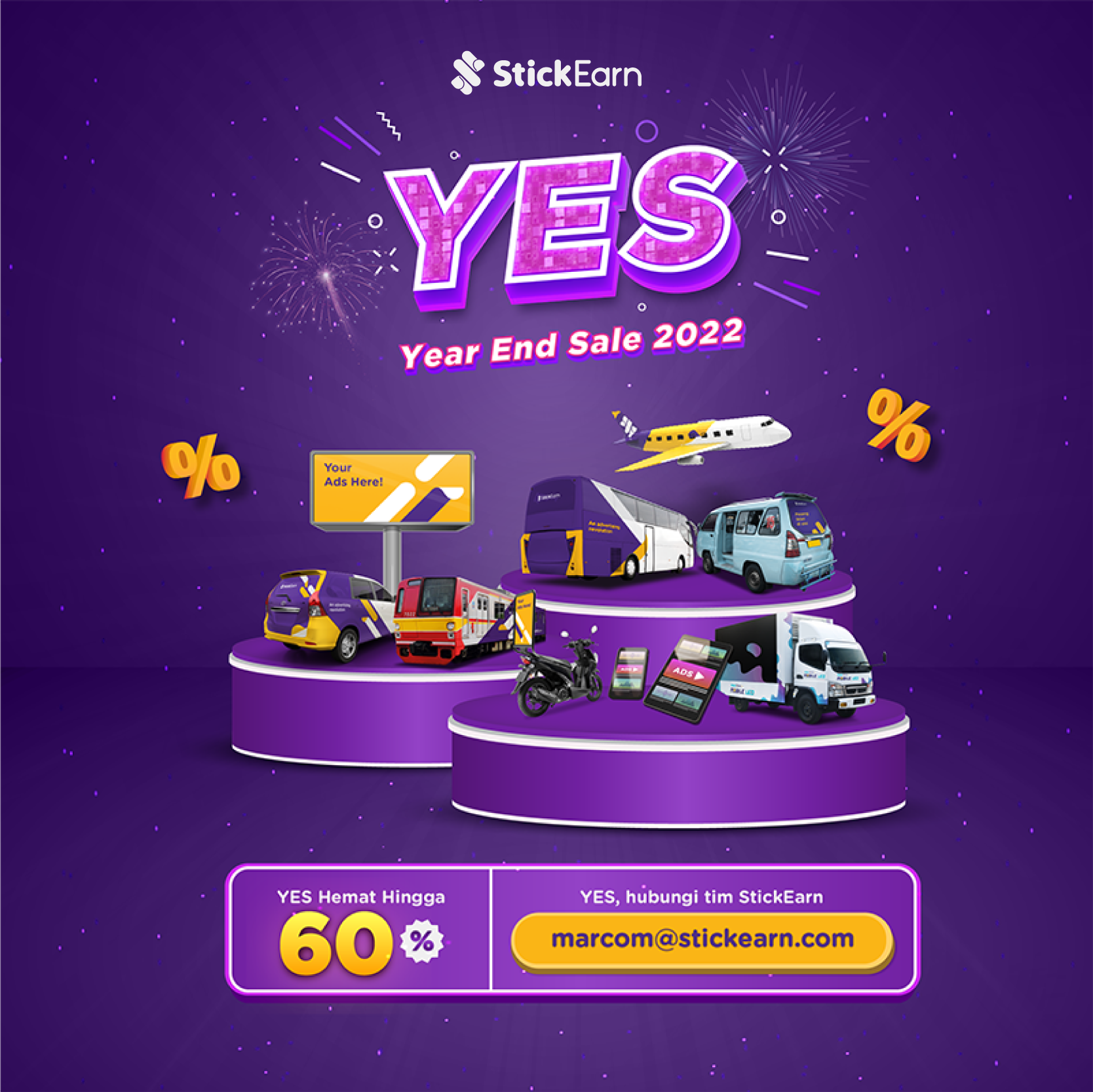 Year end sale 2022 stickearn