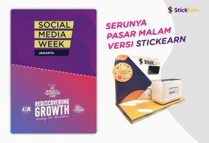 Serunya ‘Pasar Malam’ Versi StickEarn di Social Media Week dan MarkPlus Conference