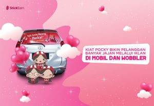 Manisnya Campaign Pocky yang #TebarPesona dengan Mobil, Wobbler dan StickTablet