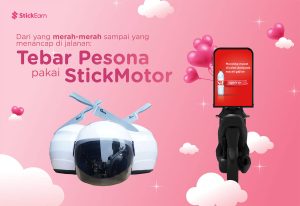 Dari yang Merah-merah sampai yang Menancap di Jalanan:  Tebar Pesona pakai StickMotor