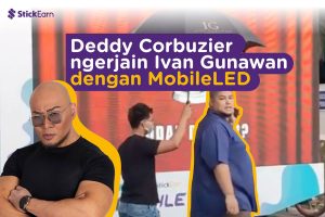 Deddy Corbuzier ngerjain Ivan Gunawan dengan MobileLED