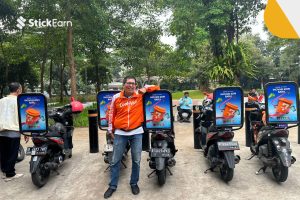 Contoh Iklan Produk Makanan di Motorbike Advertising