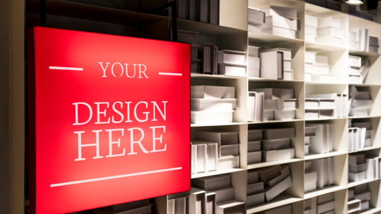 videotron di supermarket