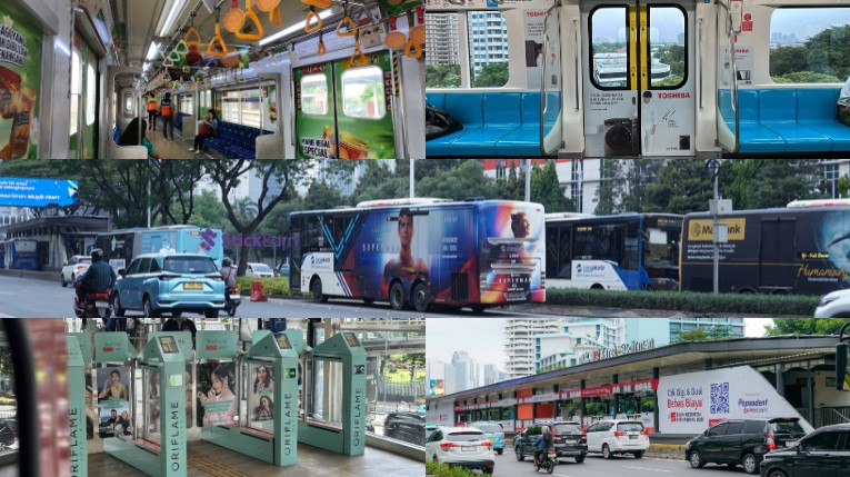 Transit advertising adalah jenis OOH